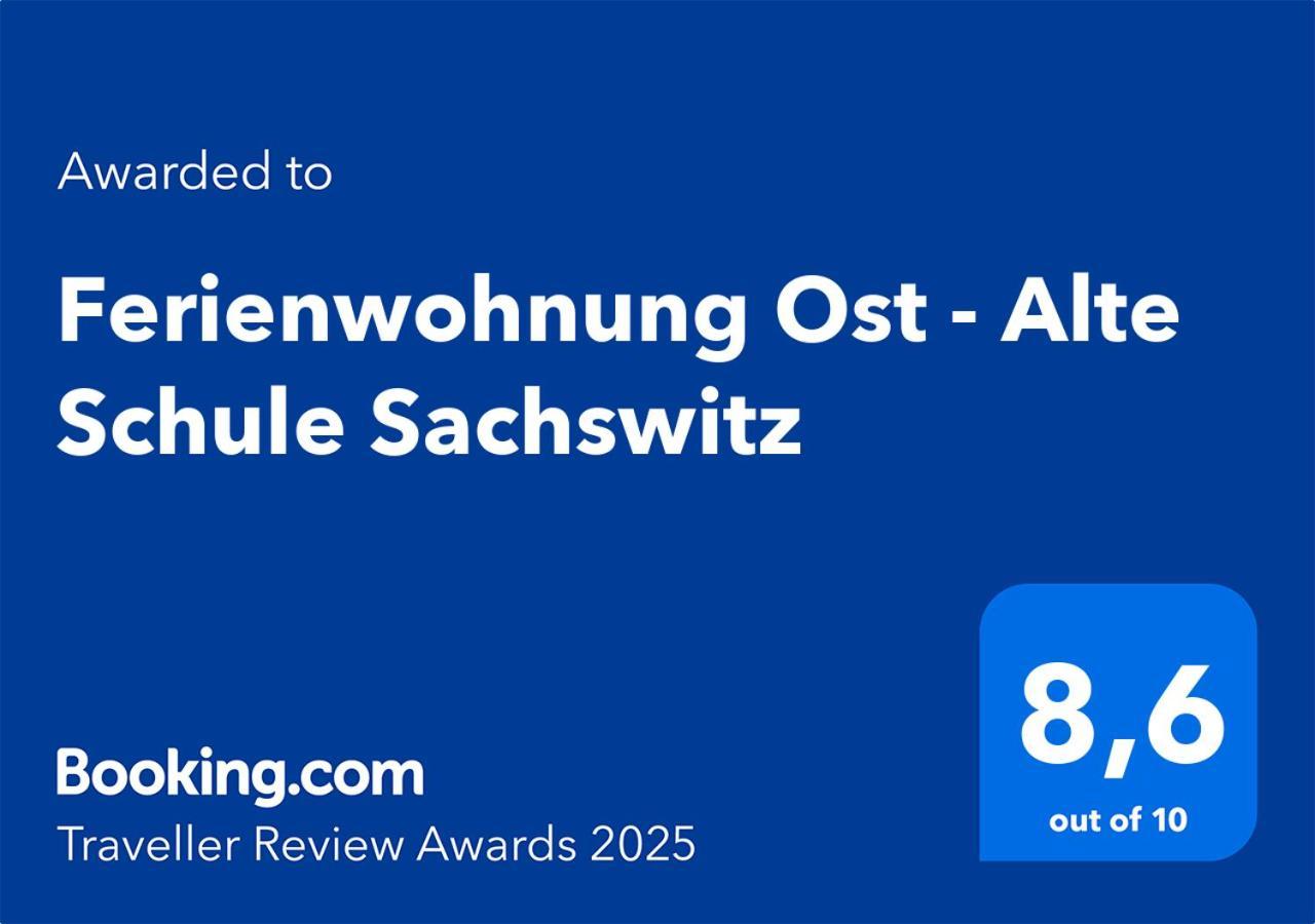 Ferienwohnung Ost - Alte Schule Sachswitz Грайц Экстерьер фото